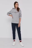 Кофта Tommy Hilfiger жіноча колір сірий з аплікацією (1525947)
