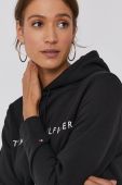Кофта Tommy Hilfiger жіноча колір чорний з аплікацією