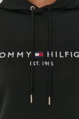 Кофта Tommy Hilfiger жіноча колір чорний з аплікацією