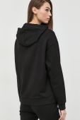 Бавовняна кофта Armani Exchange жіноча колір чорний з аплікацією (2531019)