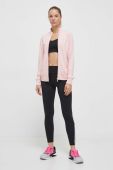 Кофта EA7 Emporio Armani жіноча колір рожевий з аплікацією