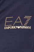 Кофта EA7 Emporio Armani жіноча колір синій з аплікацією