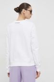 Бавовняна кофта Karl Lagerfeld жіноча колір білий з аплікацією (3102607)