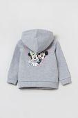Дитяча кофта OVS колір сірий з аплікацією