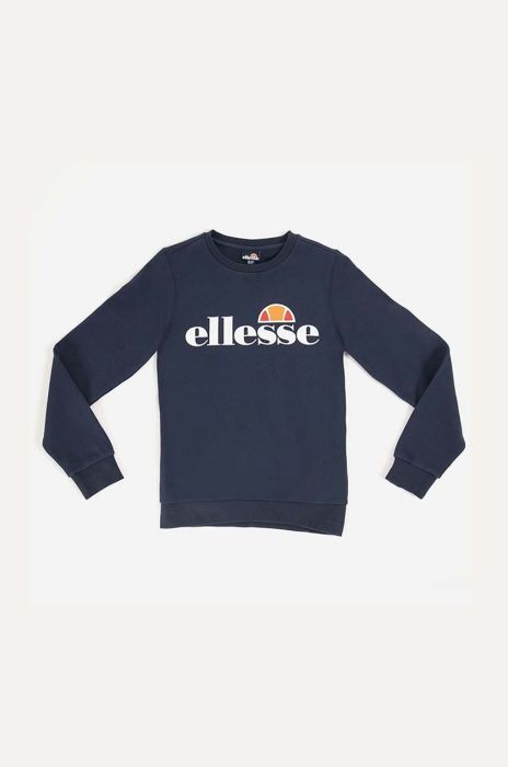Дитяча кофта Ellesse Suprios колір синій з принтом