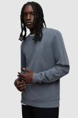 Кофта AllSaints RAVEN CREW чоловіча  однотонна колір блакитний