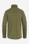 Кофта Fjallraven Lite Fleece Jacket чоловіча колір зелений однотонна F86971.620-620