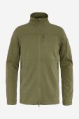 Кофта Fjallraven Lite Fleece Jacket чоловіча колір зелений однотонна F86971.620-620