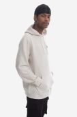 Бавовняна кофта Gramicci Ash чоловіча колір бежевий з капюшоном з принтом G3SU.J062-ash