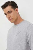 Кофта Karl Lagerfeld чоловіча колір сірий меланж