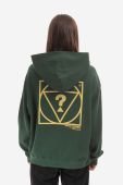 Кофта Guess Originals Go Harper Ls Hoodie колір зелений з капюшоном з принтом M2BQ05.K9YH1-F82E