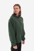 Кофта Guess Originals Go Harper Ls Hoodie колір зелений з капюшоном з принтом M2BQ05.K9YH1-F82E