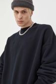 Бавовняна кофта Preach колір чорний однотонна (3281601)