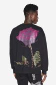 Бавовняна кофта KSUBI колір чорний з принтом MSP23FL011-BLACK