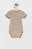 Name it дитяче бавовняне боді (3-pack) колір бежевий (2502430)