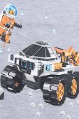 Дитячий бавовняний лонгслів Lego колір сірий з принтом (3301324)