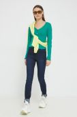 Лонгслів Only жіночий колір зелений