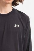 Лонгслів Under Armour Streaker Longsleeve чоловічий колір чорний однотонний 1370322-001