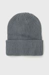 Шапка Pieces з тонкого трикотажу колір блакитний