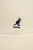 Вовняний капелюх Kangol колір бежевий вовна K3451.WH103-WH103