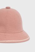 Вовняний капелюх Kangol колір рожевий вовна K3181ST.DR669-DR669