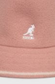 Вовняний капелюх Kangol колір рожевий вовна K3181ST.DR669-DR669
