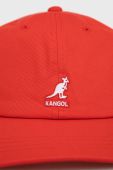 Бавовняна кепка Kangol колір червоний з аплікацією K5165HT.CG637-CG637