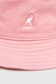Бавовняний капелюх Kangol колір рожевий з бавовни