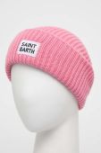Шапка з домішкою вовни MC2 Saint Barth колір рожевий з товстого трикотажу (2847105)