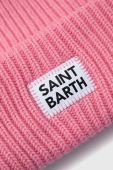 Шапка з домішкою вовни MC2 Saint Barth колір рожевий з товстого трикотажу (2847105)