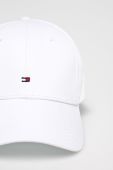 Кепка Tommy Hilfiger колір білий гладка