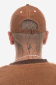 Бавовняна бейсболка Wood Wood колір коричневий з аплікацією 12240807.7083-ANTHRACITE