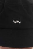 Бавовняний капелюх Wood Wood Ossian Bucket Hat 12240817-7083 BLACK колір чорний з бавовни 12240817.7083-DUSTYGREEN
