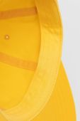 Кепка Kangol колір жовтий з аплікацією