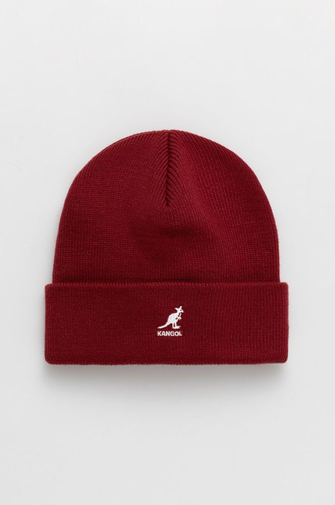 Шапка Kangol колір бордовий 2978BC.RV605-RV605