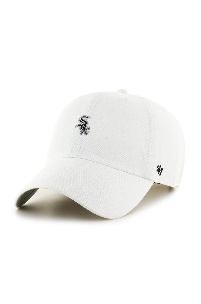 Кепка 47brand Chicago White Sox колір білий з аплікацією