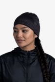 Шапка Buff Dryflex Solid колір чорний з тонкого трикотажу