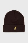 Шапка Kangol колір коричневий