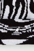 Шапка Kangol колір білий з товстого трикотажу