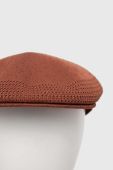 Кашкет Kangol колір коричневий (3080963)