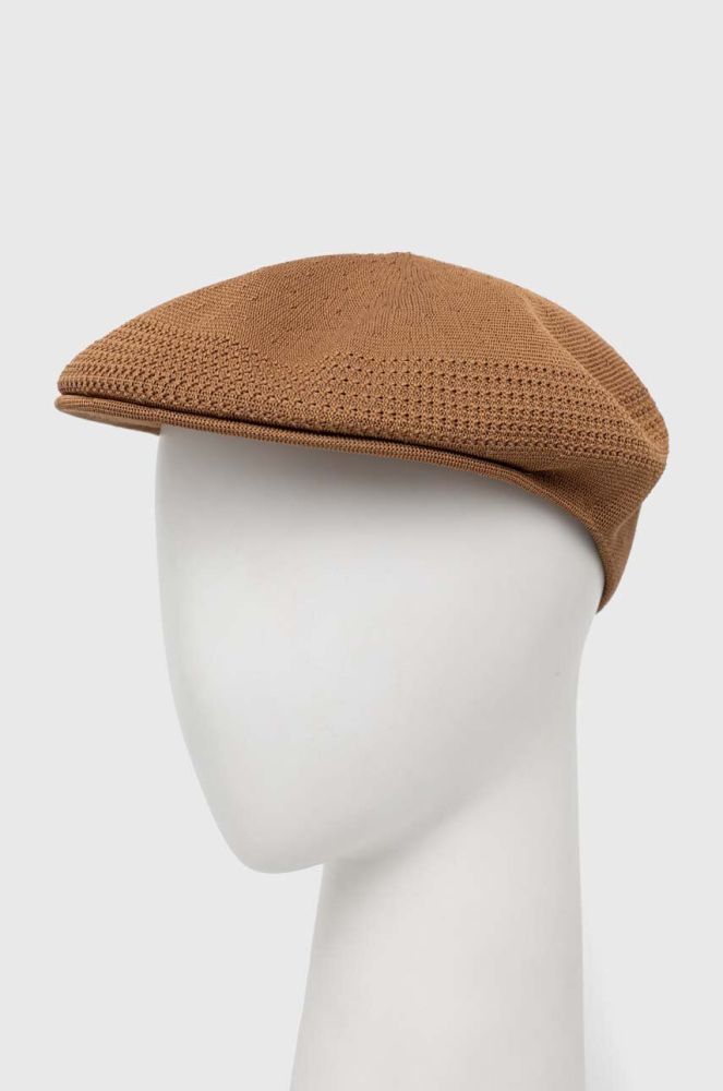 Кашкет Kangol колір коричневий 0290BC.TN262-TN262