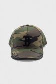 Бавовняна бейсболка 47brand колір зелений візерунок
