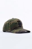 Бавовняна бейсболка 47brand колір зелений візерунок