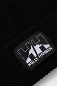Шапка Helly Hansen колір чорний з товстого трикотажу (3465443)