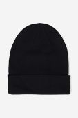 Шапка Alpha Industries Label Beanie колір чорний 118934.03-black
