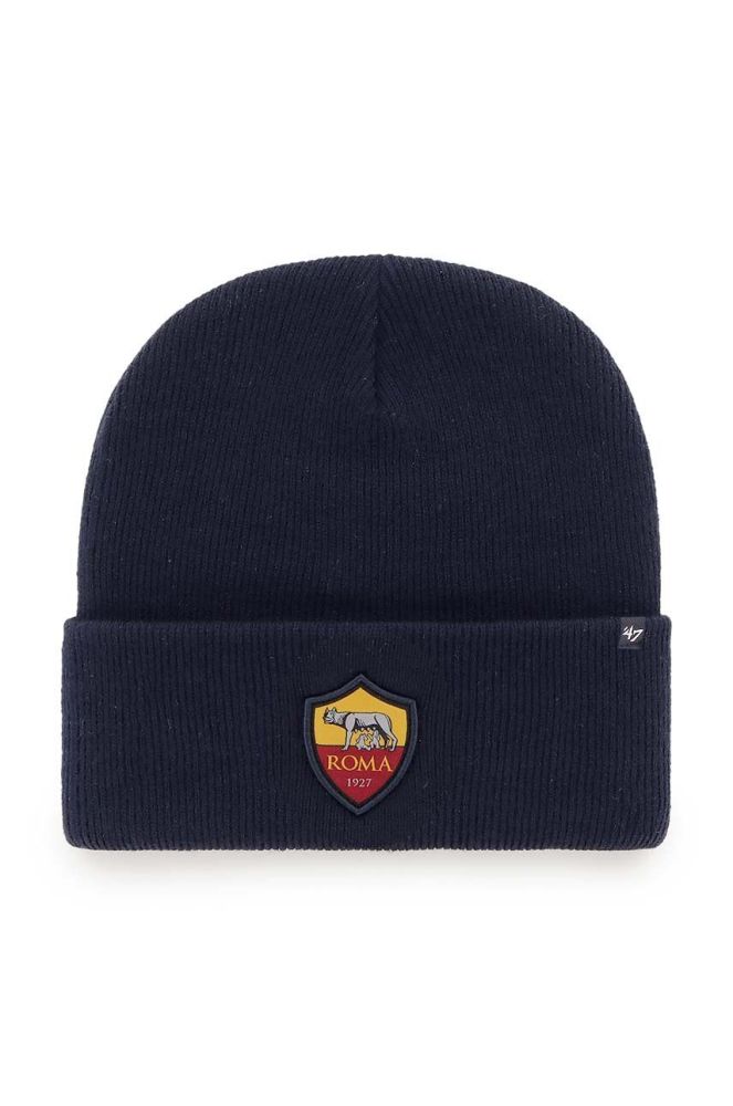 Шапка 47brand AS Roma колір синій