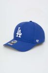 Кепка з домішкою вовни 47brand MLB Los Angeles Dodgers з аплікацією колір блакитний