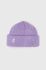 Шапка Kangol колір фіолетовий з товстого трикотажу