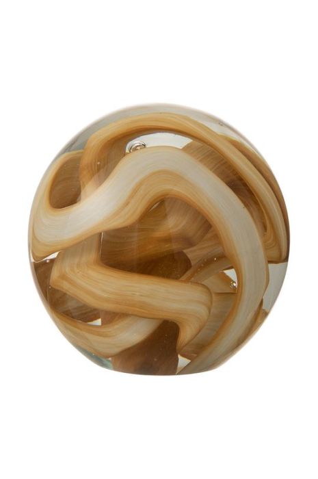 J-Line Прес для паперів колір коричневий (2598554)