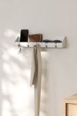 Umbra Настінна вішалка з поличкою колір білий (2128663)